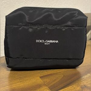 Dolce And Gabbana Beauty Black Beauty Pouch NEW!